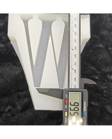 W Harfi Epoksi Beton Mum Kalıp - L Boy