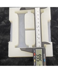 H Harfi Epoksi Beton Mum Kalıp - L Boy