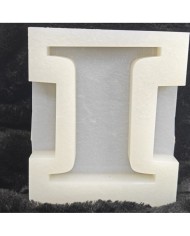 I Harfi Epoksi Beton Mum Kalıp - L Boy