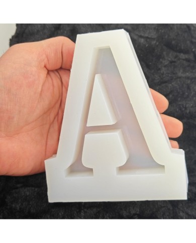 A Harfi Epoksi Beton Mum Kalıp - L Boy