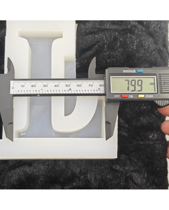 L Harfi Epoksi Beton Mum Kalıp - L Boy