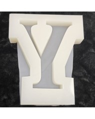 Y Harfi Epoksi Beton Mum Kalıp - L Boy