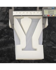 Y Harfi Epoksi Beton Mum Kalıp - L Boy