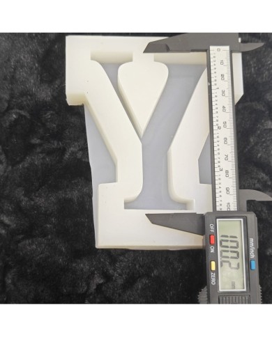 Y Harfi Epoksi Beton Mum Kalıp - L Boy