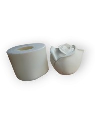 Beton ve Mum Kalıbı Gül Kalıbı 10x8 cm - Kod: 1225