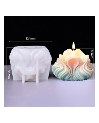 nilüfer Model - Hobi Silikon Mum Kalıbı - Kod:1176