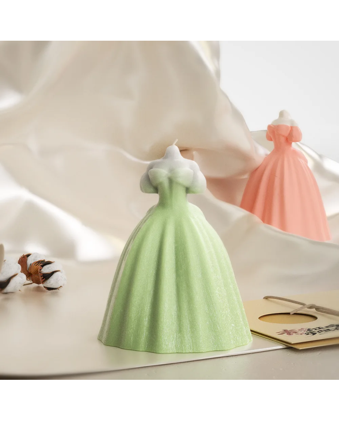 Düğün Elbisesi Mumluk Epoksi Reçine Hobi Kalıp - Kod:1189