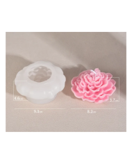 Şakaik Gül Model  -  Hobi Silikon Mum Kalıbı - Kod:1186