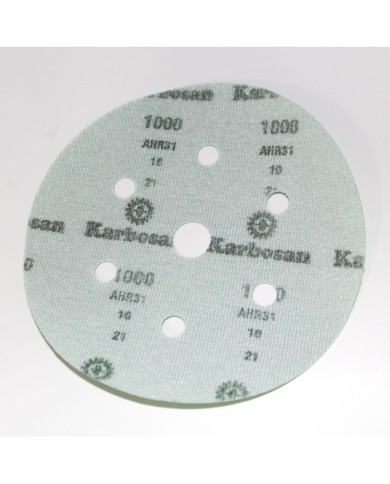 5 Adet - Karbosan AHR31/P1000 - 7 Delikli - Yeşil - Cırt Zımpara