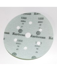 5 Adet - Karbosan AHR31/P1000 - 7 Delikli - Yeşil - Cırt Zımpara