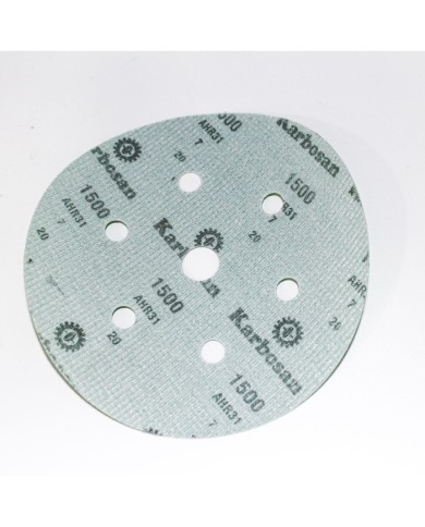 5 Adet - Karbosan AHR31/1500 - 7 Delikli - Yeşil - Cırt Zımpara