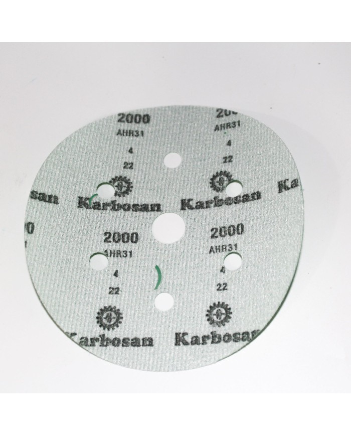 5 Adet - Karbosan AHR31/2000 - 7 Delikli - Yeşil - Cırt Zımpara