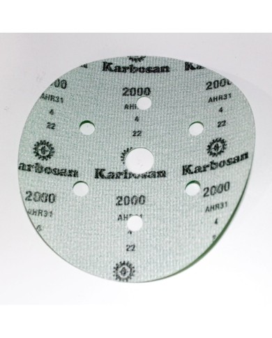 5 Adet - Karbosan AHR31/2000 - 7 Delikli - Yeşil - Cırt Zımpara