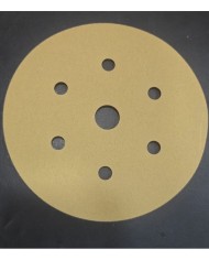 5 Adet - Karbosan 150 mm P120 - 7 Delikli - Sarı - Cırt Zımpara