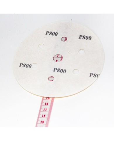 5 Adet - Karbosan ACR31/P800 - 7 Delikli - Sarı - Cırt Zımpara