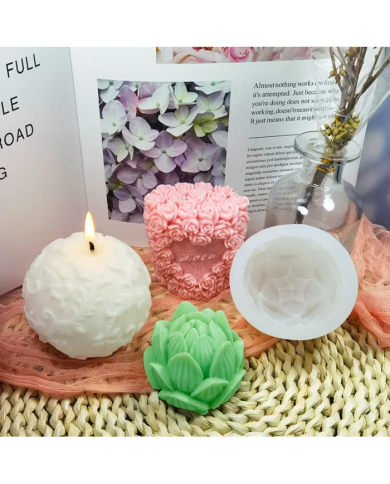 Lotus Model - Mum Kalıbı - Kod:1166