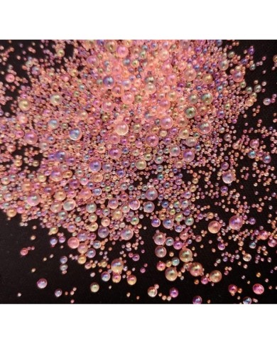 Somon Rengi Uçan Baloncuk Cam Boncuk Deliksiz 10 Gr