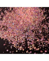 Somon Rengi Uçan Baloncuk Cam Boncuk Deliksiz 10 Gr