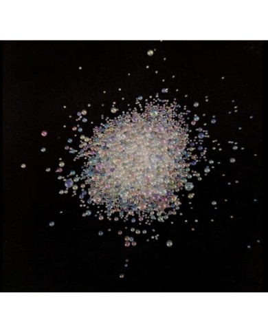 Janjanlı Beyaz Rengi Uçan Baloncuk Cam Boncuk Deliksiz 10 Gr