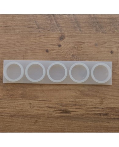 Reçine Epoksi Magent Kalıp - Deliksiz Çoklu Yuvarlak - E00/1