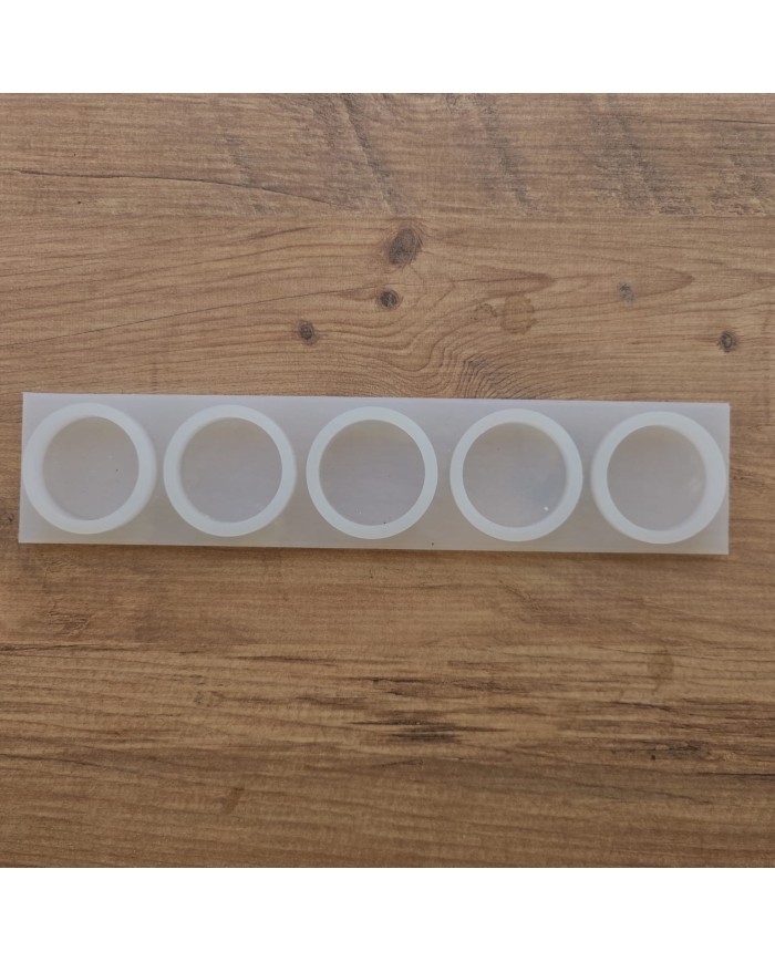 Reçine Epoksi Magent Kalıp - Deliksiz Çoklu Yuvarlak - E00/1