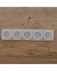 Reçine Epoksi Magent Kalıp - Deliksiz Çoklu Yuvarlak - E00/1