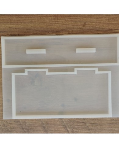 Düz Masa Üstü İsimlik Epoksi Reçine Silikon Kalıp Kod: