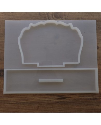 Şekilli Masa Üstü İsimlik Epoksi Reçine Silikon Kalıp Kod: