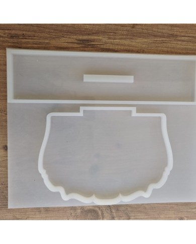 Şekilli Masa Üstü İsimlik Epoksi Reçine Silikon Kalıp Kod: