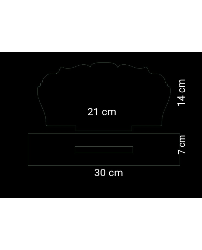 Şekilli Masa Üstü İsimlik Epoksi Reçine Silikon Kalıp Kod: