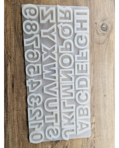 Alfabetik ve Sayısal Epoksi Harf ve Rakam Kalıbı