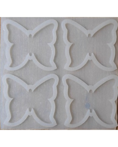 Kelebek Şekilli Epoksi Kalıbı 4'lü Kod: 1254