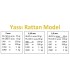 Yassı Rattan Doğal Bambu Çubuk 250 Gram Brüt - 2,25mm Rattan İp