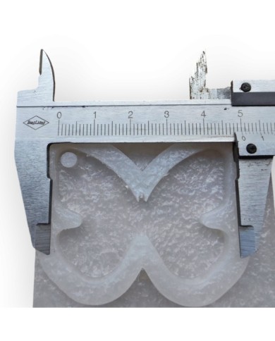 Delikli Kelebek Beton ve Epoksi Silikon Kalıbı - 5'li