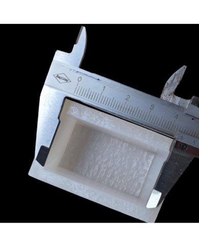 Dikdörtgen Beton ve Epoksi Silikon Kalıbı - 2x4cm