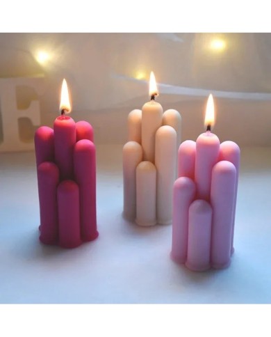 Dekoratif Bubble Mum Silikon Kalıbı - Kod: 1146B