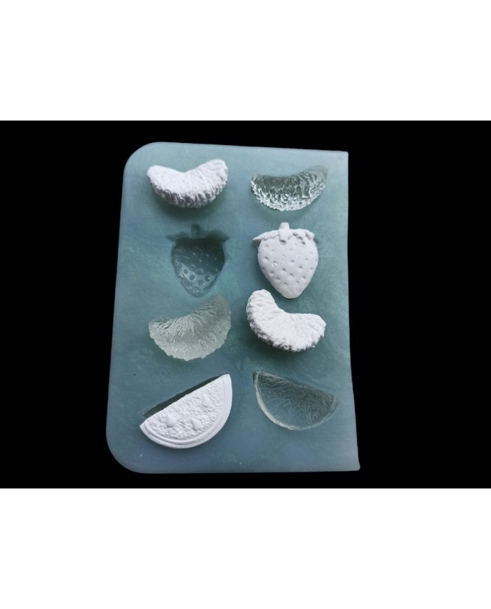 Mini Meyve Figürler Epoksi ve Beton Kalıp - Kod: