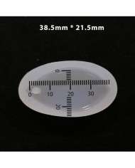 Reçine Epoksi Kalıp-delikli Oval -  E15