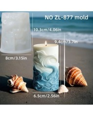 Denizaltı Masalı Epoksi Mum ve Beton Kalıbı - Kod: 1084C