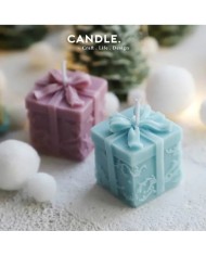 Hediye Kutusu Epoksi Mum ve Beton Kalıbı - Kod: 1081B