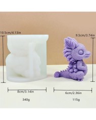 Ejderha Mum Epoksi ve Beton Kalıbı - Kod: 499B