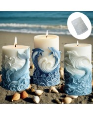 Yunus Kuyrugu Modeli Silikon Mum Beton Kalıbı Kod 1084E