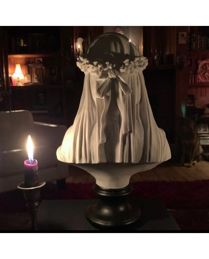 Peçeli Kadın Mum Silikon Kalıbı 8,5 cm - Kod:1100B