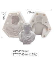 Roma Askeri Mum Beton Pimli Silikon Kalıp Kod 1259D