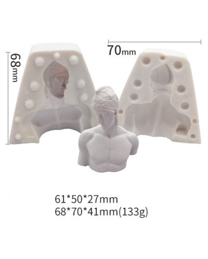 Gladyatör Mum Beton Pimli Silikon Kalıp Kod 1259E