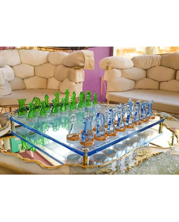 Satranç Dama Epoksi Reçine  Silikon Kalıbı- Kod: 1046