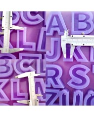 Alfabetik Türkçe Karakter Epoksi Harf Kalıbı Ekstra Harfli Epoksi Kalıbı