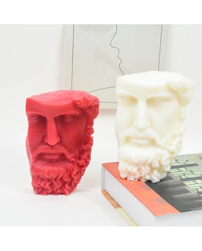 Ressam Michelangelo Heykeli Mum Beton Sabun Kalıbı Kod:1262