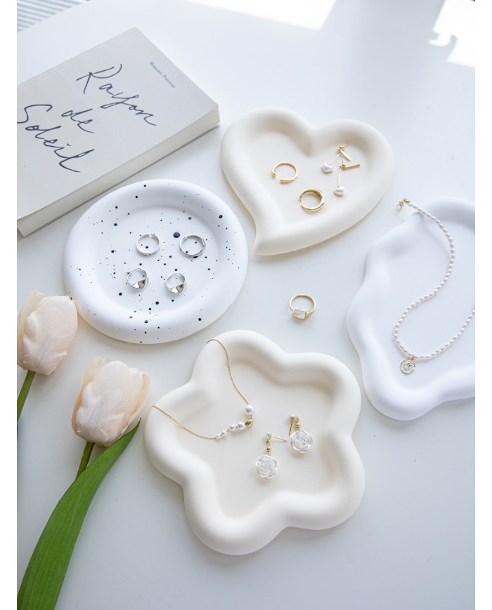 Bulut Şekilli Tepsi Bardak Altı Reçine Epoksi ve Beton Kalıbı - Kod:1263