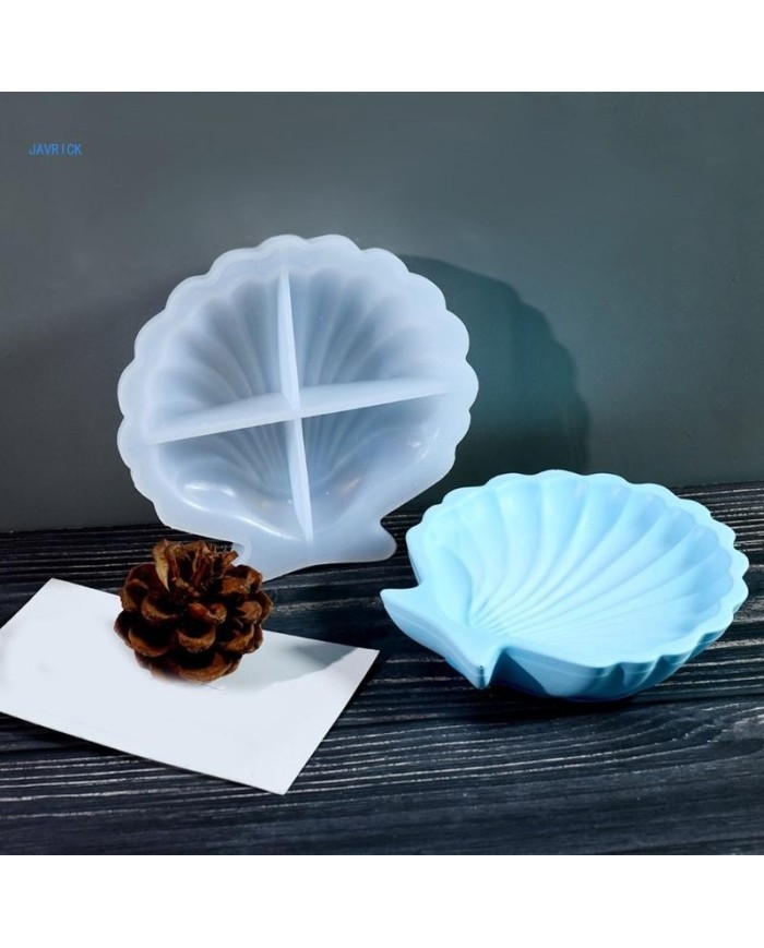 İstiridye Yuvarlak Kase Epoksi ve Beton Silikon Kalıp - Kod: 1021B